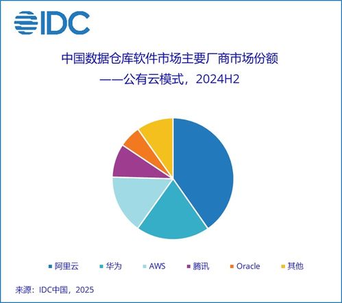 idc 2024下半年中国数据仓库软件市场规模为5.5亿美元 同比增长8.7